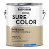 Rust-Oleum Interior Paint, Eggshell, Water Base, Soft Beige, 1 gal 380222